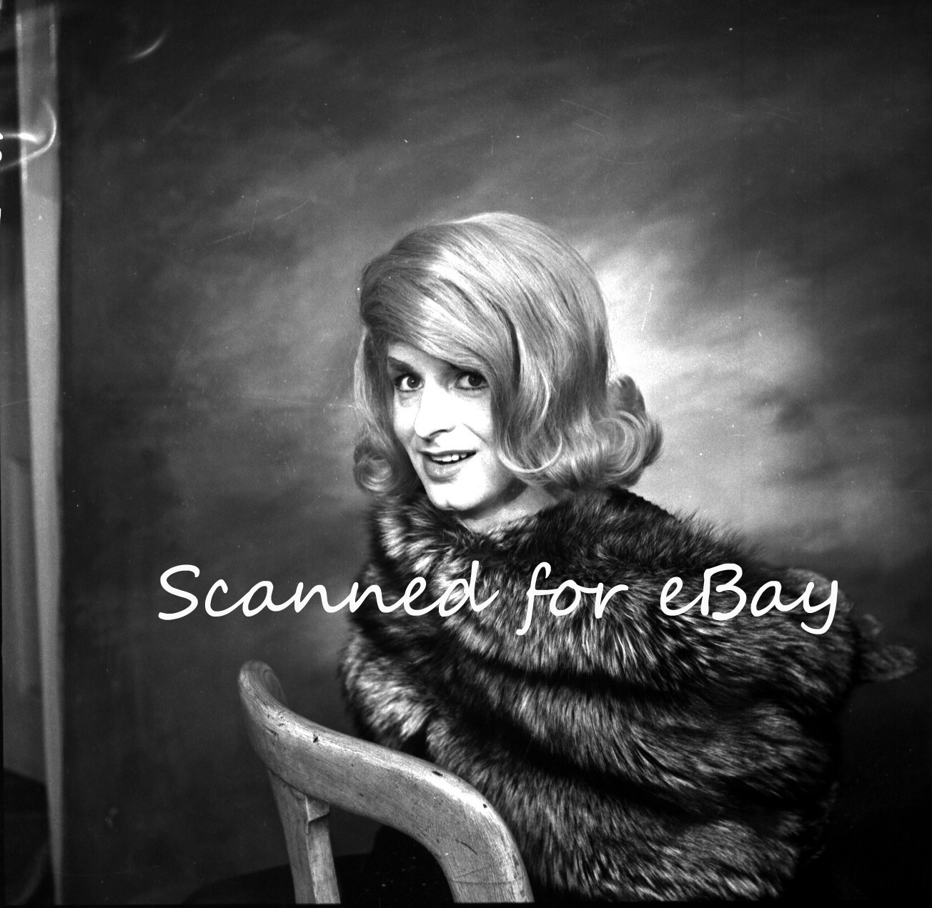 DRAG QUEEN POSS JERRY COURBRINCK LONDON 1950s/60s – 1 NEGATIVE