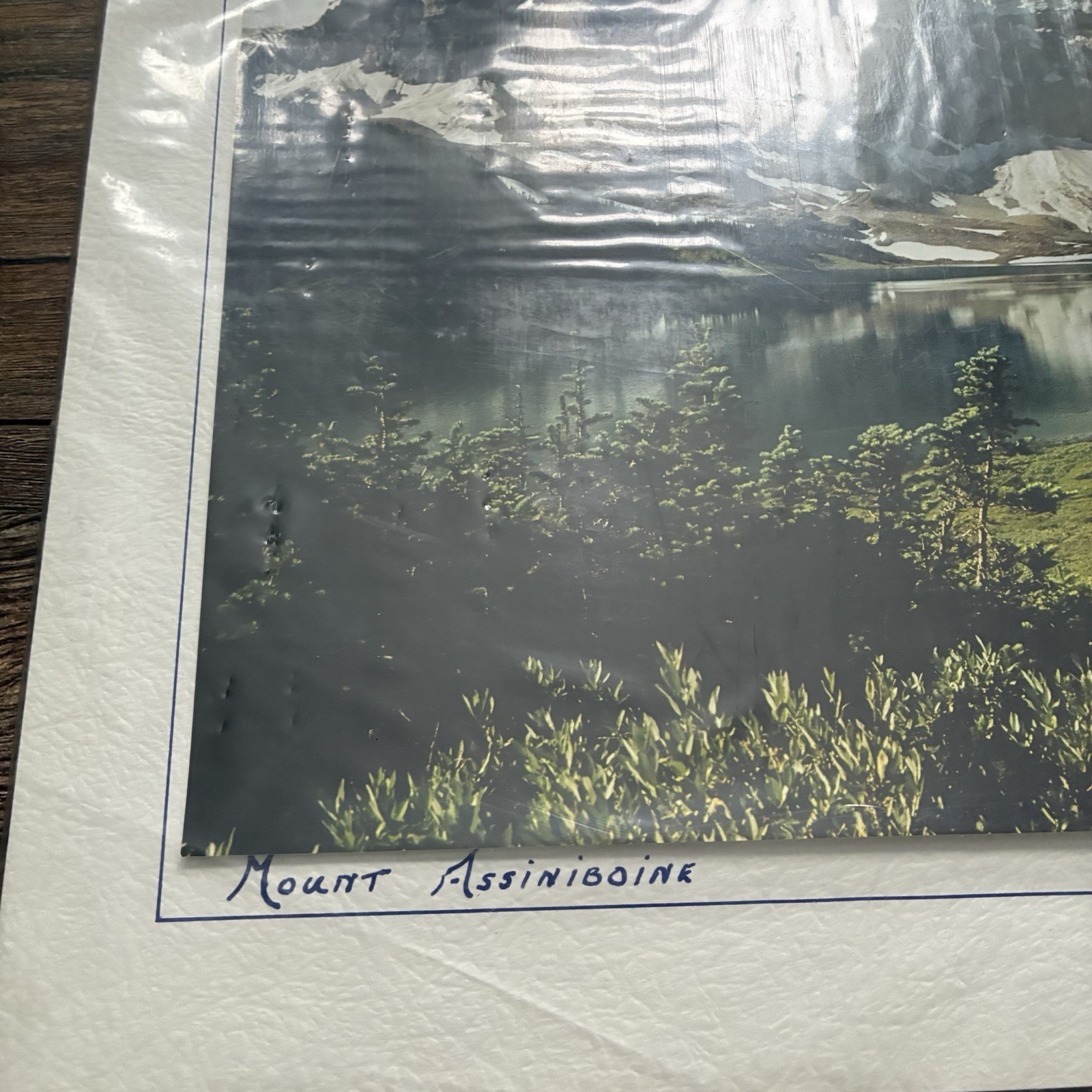 Photo Don Harmon Signed ‘Mount Assiniboine’ Photograph (11”x14”) 14”T 16”W