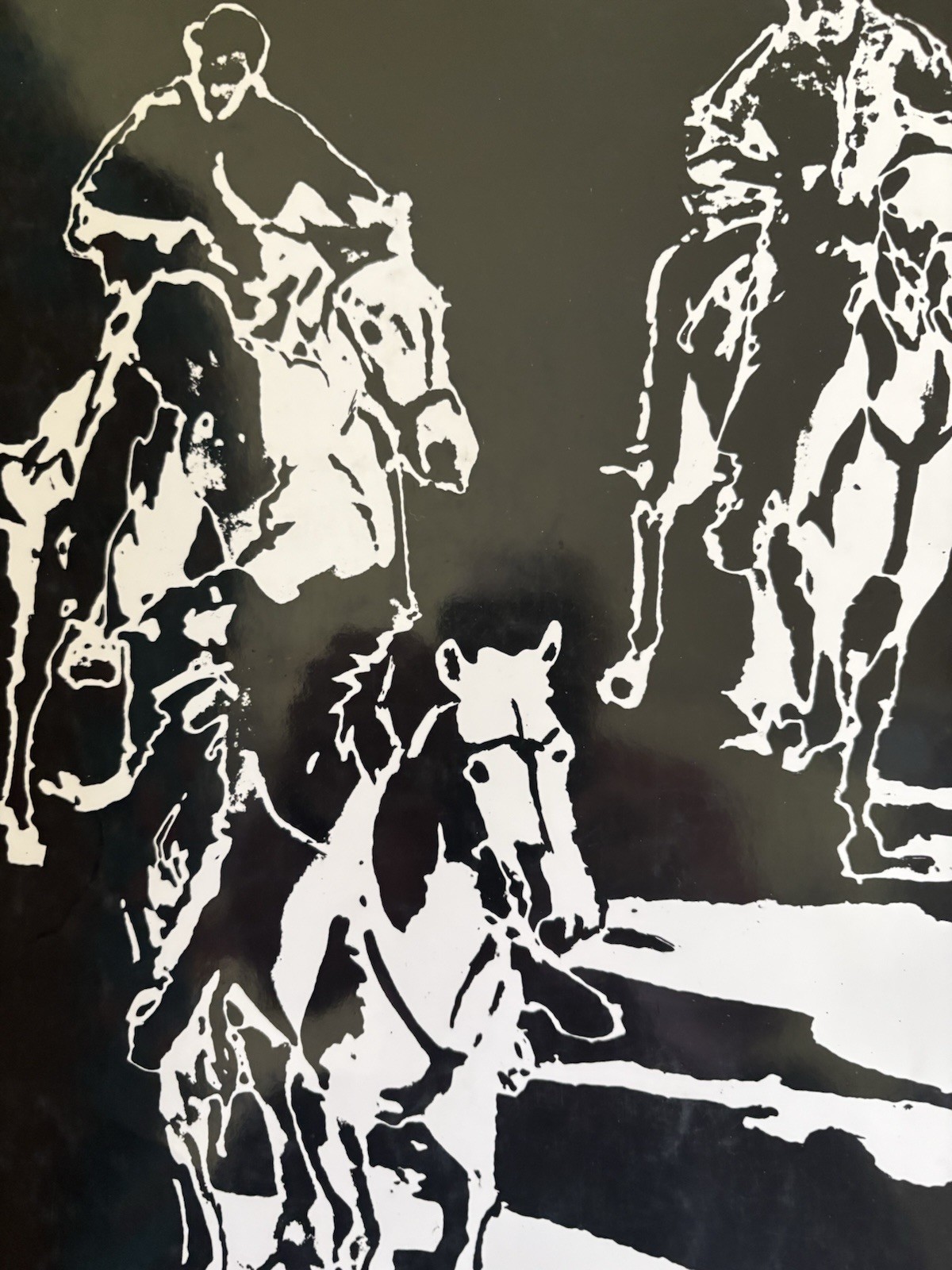Original Vintage Gilbert Andre Horse Racing Photograph