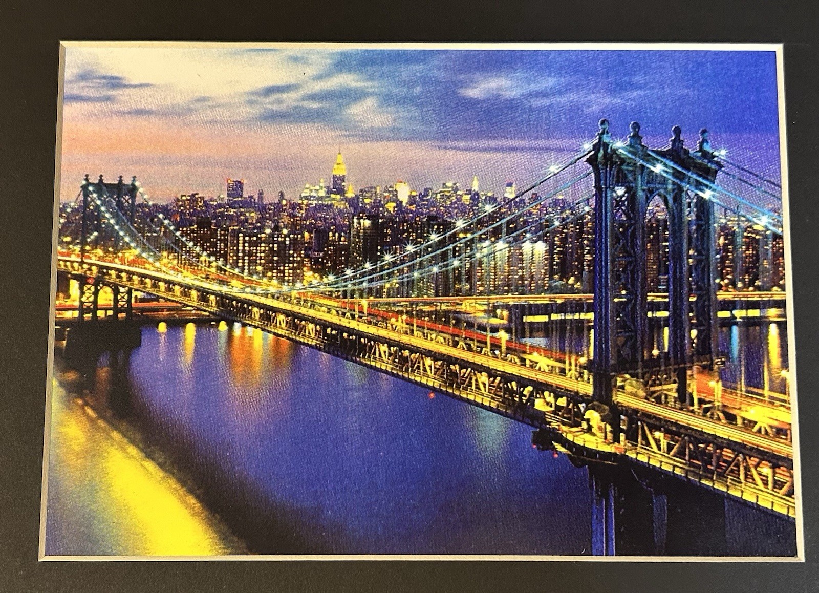 Lot Of 5 Matted Photo Prints Of NYC New York City Skyline 8×10