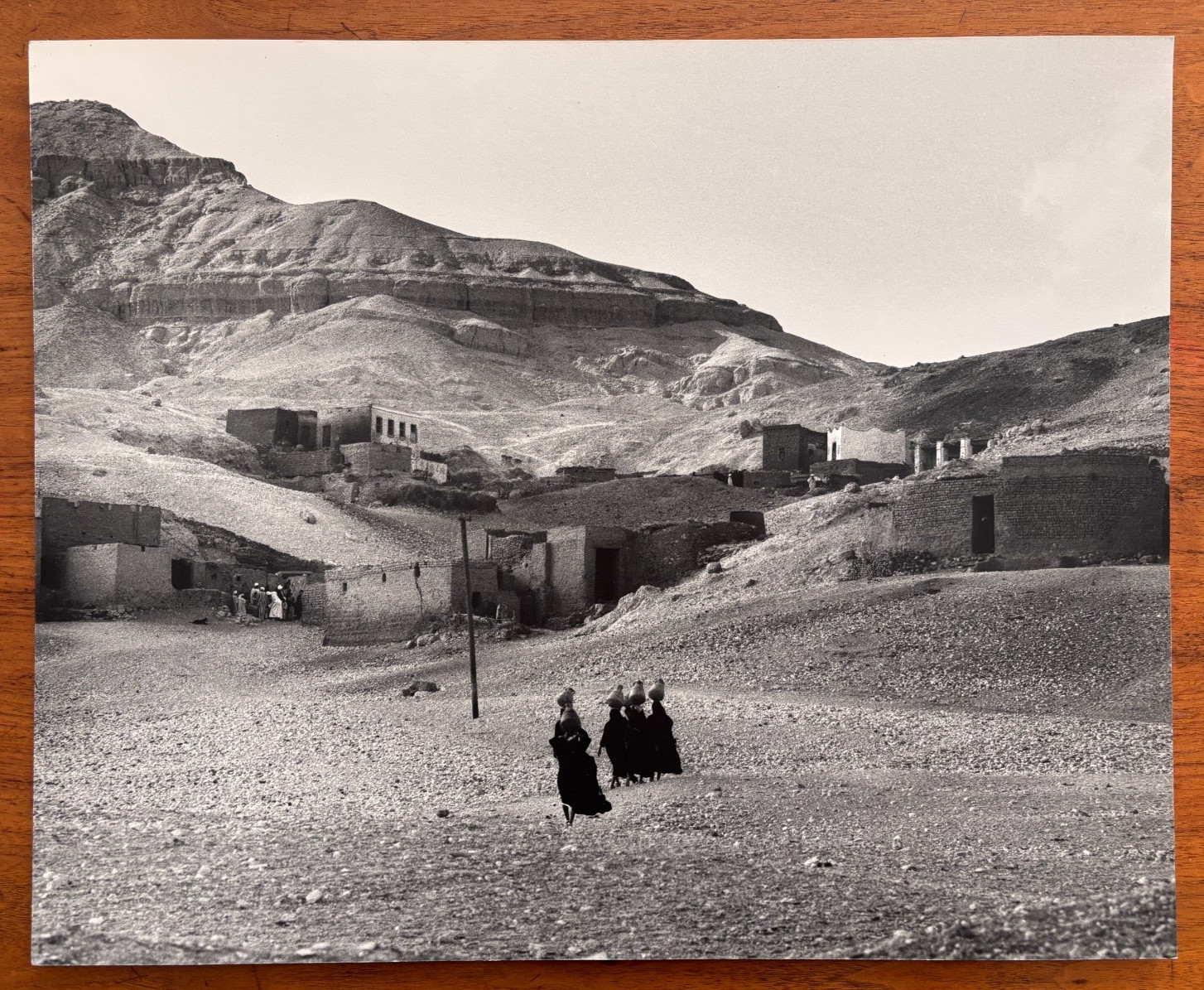 DOROTHEA LANGE Egyptian Village (1962) Large Silver Gelatin ex-MoMA Collection