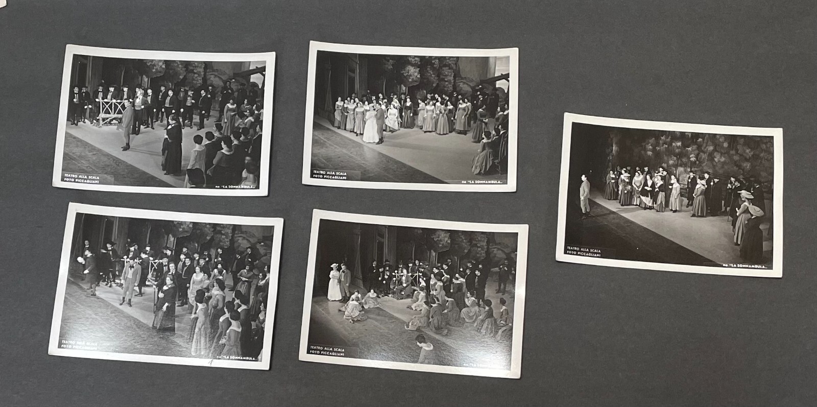 Vintage Original ERIO PICCAGLIANI Italian Opera ‘Teatro alla Scala’ PHOTOGRAPHS