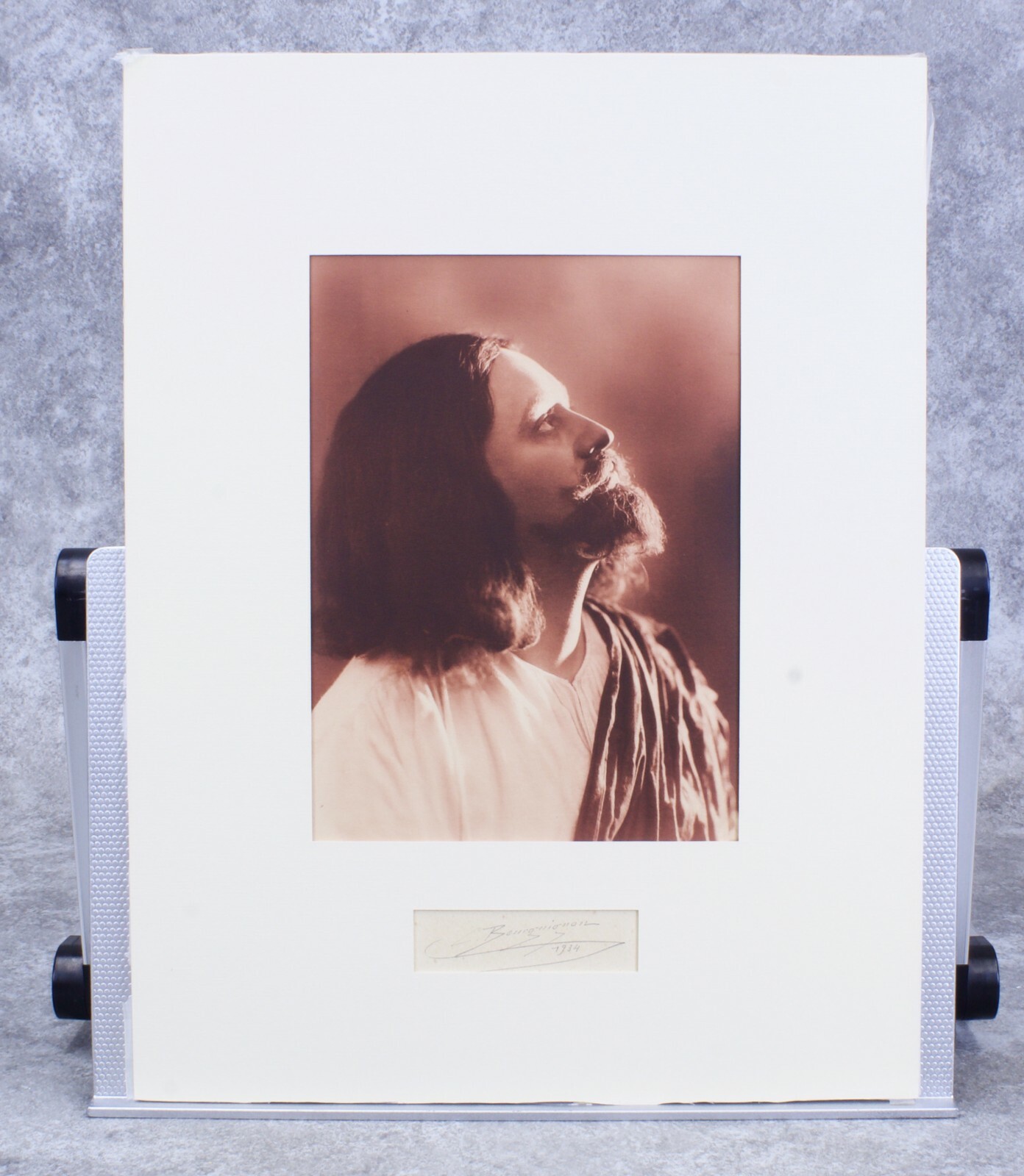 Antique Signed Photograph 1934 Jesus