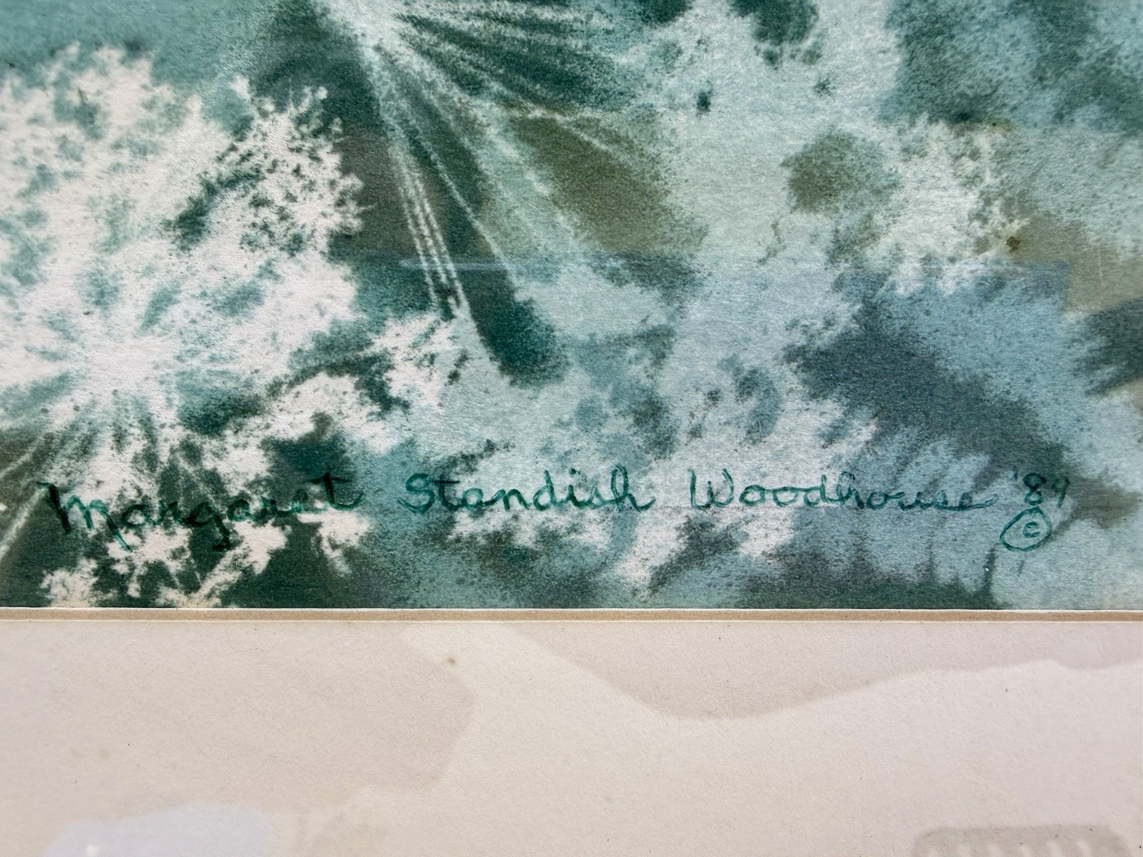Margaret Standish Woodhouse, Botanical Cyanotype, California, 1989