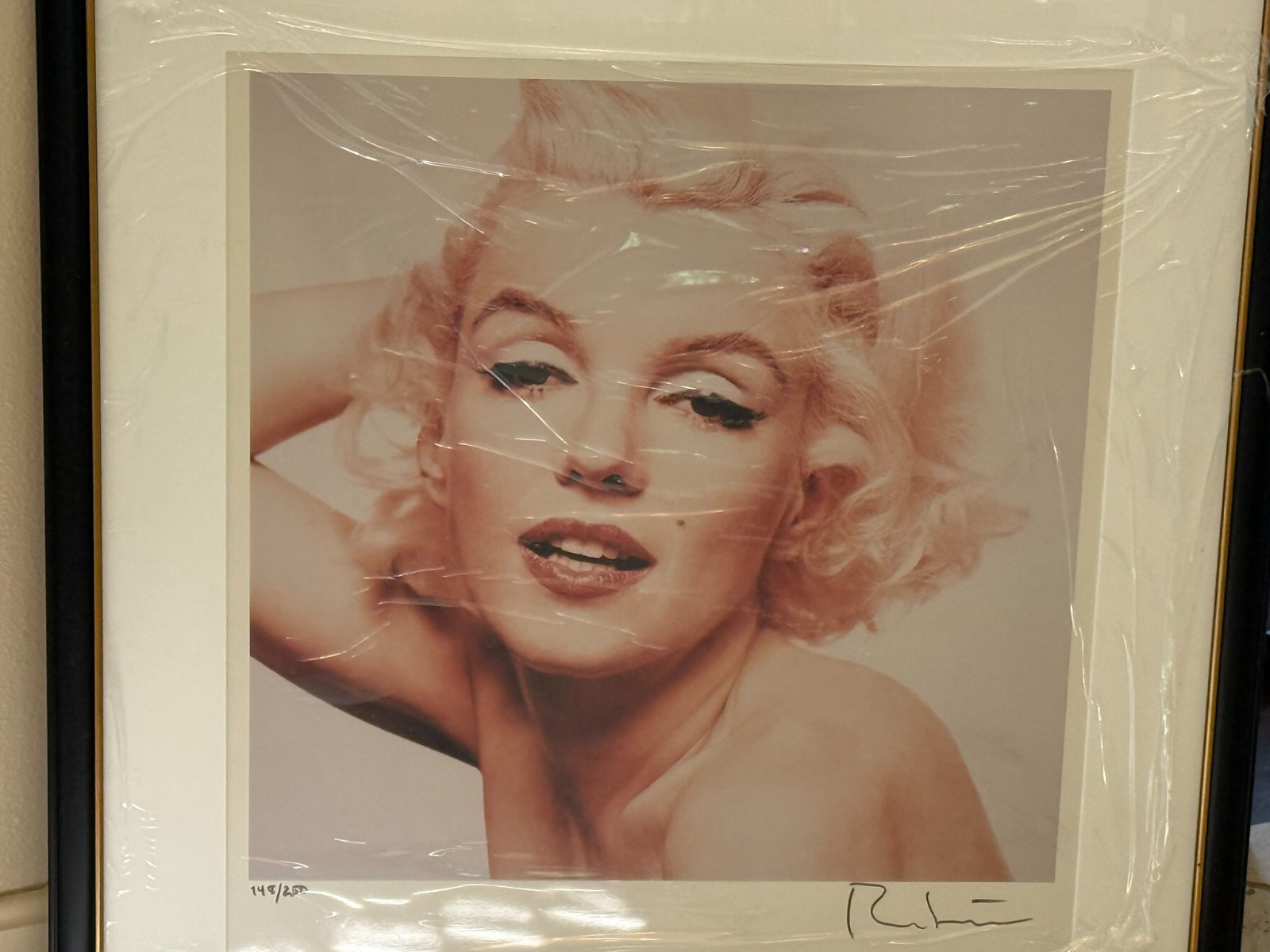 Bert Stern “The Last Sitting” Marilyn Monroe Photograph 20″x24″ Signed 148/250