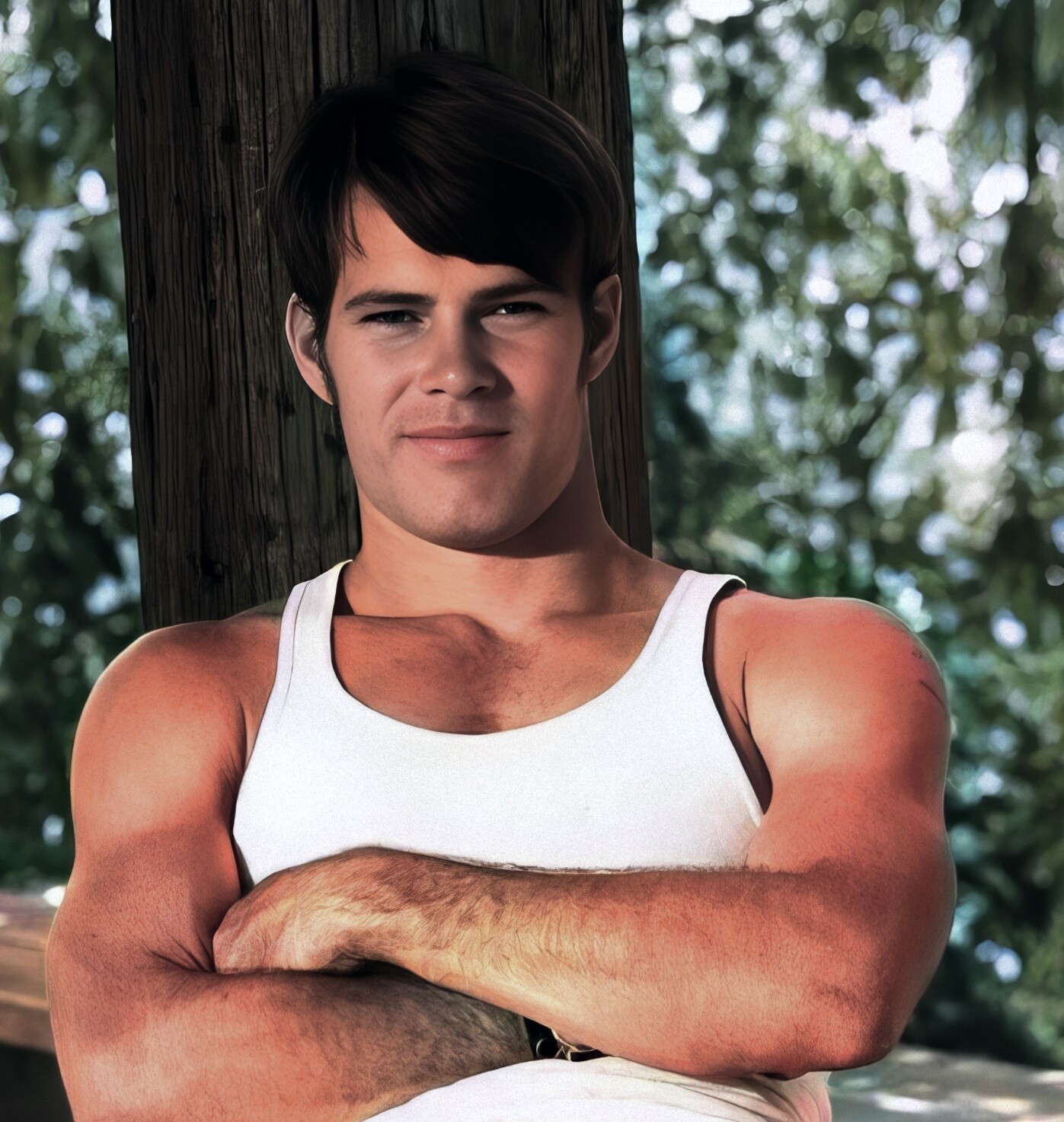 VINTAGE MALE PORTRAIT #1223-451 -buddy houston 1979 -free shipping in usa