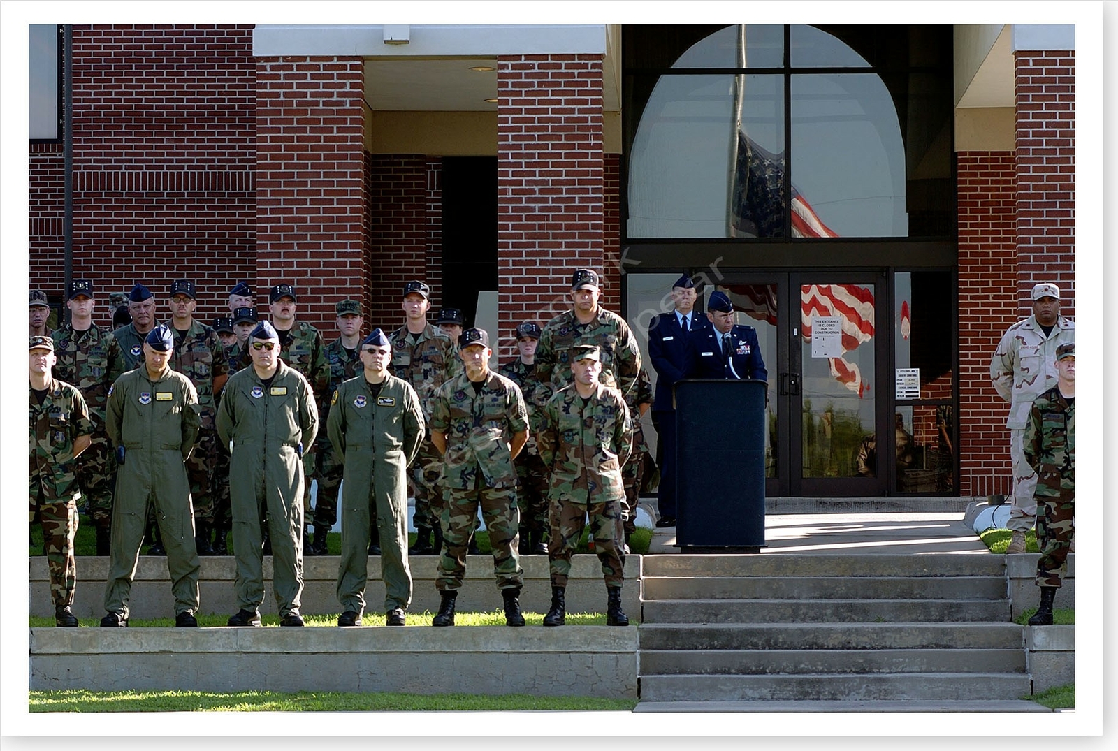 Ronald Reagan Funeral Air Force Event In Little Rock 8 x 12 Silver Halide Photo
