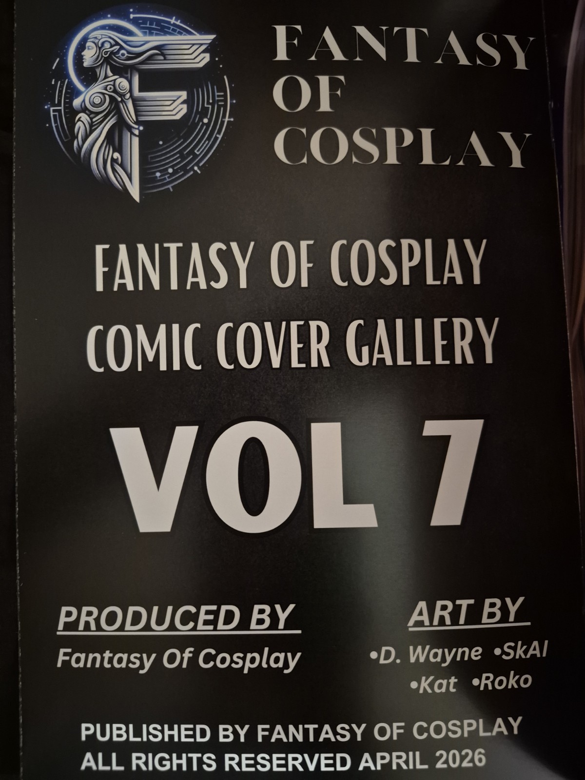 Fantasy of Cosplay Comic #7 ABSOLUTE Supergirl VIRGIN Variant Ltd 100