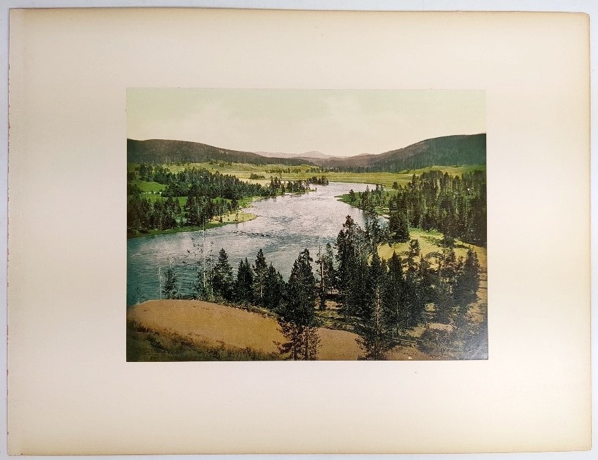 Photo: Yellowstone National Park – Hayden Valley, Morning Glory Hot Spring. 1903