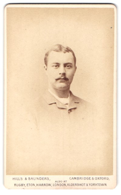 Photograph Hills & Saunders, Cambridge, Portrait of a Man with Moustache