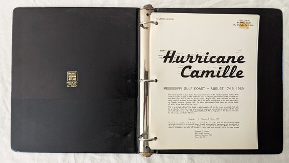 Hurricane Camille – Album of 49 photographs, 1969