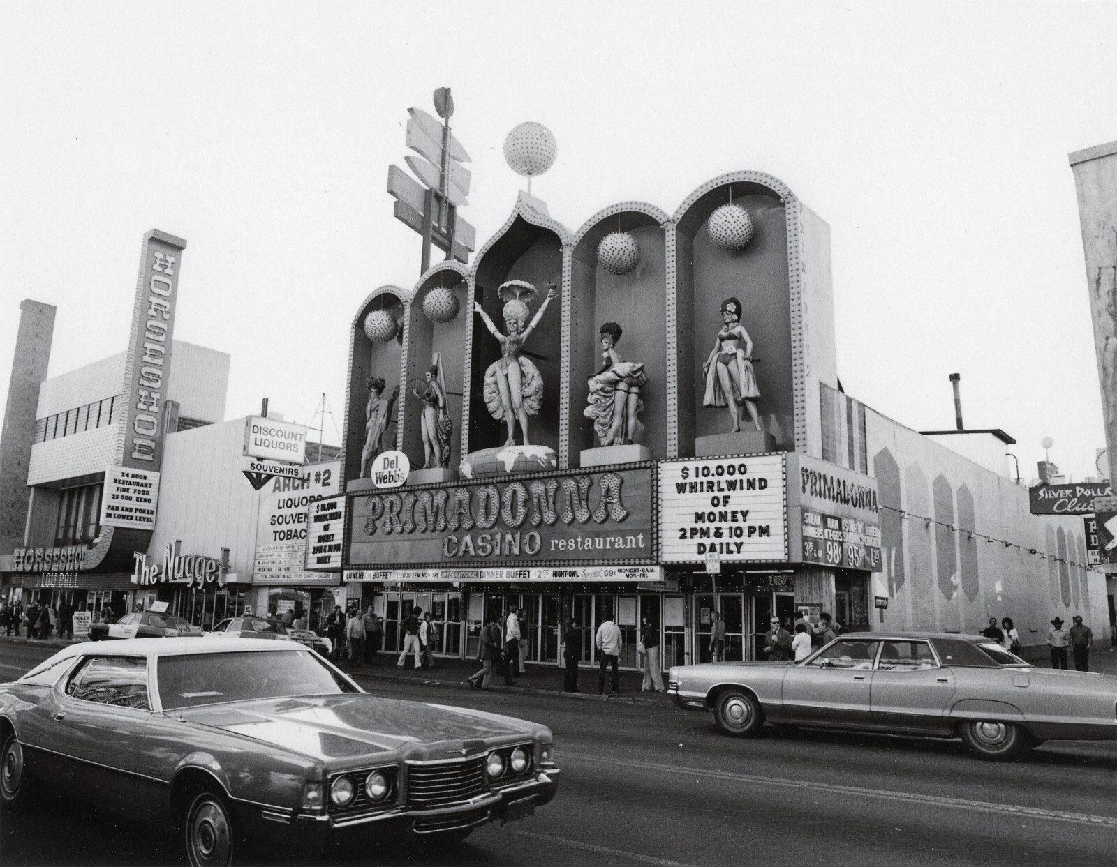 NEW!!! Bill OWENS: Primadonna Casino, Reno, NV, 1973 / Inkjet/ SIGNED!