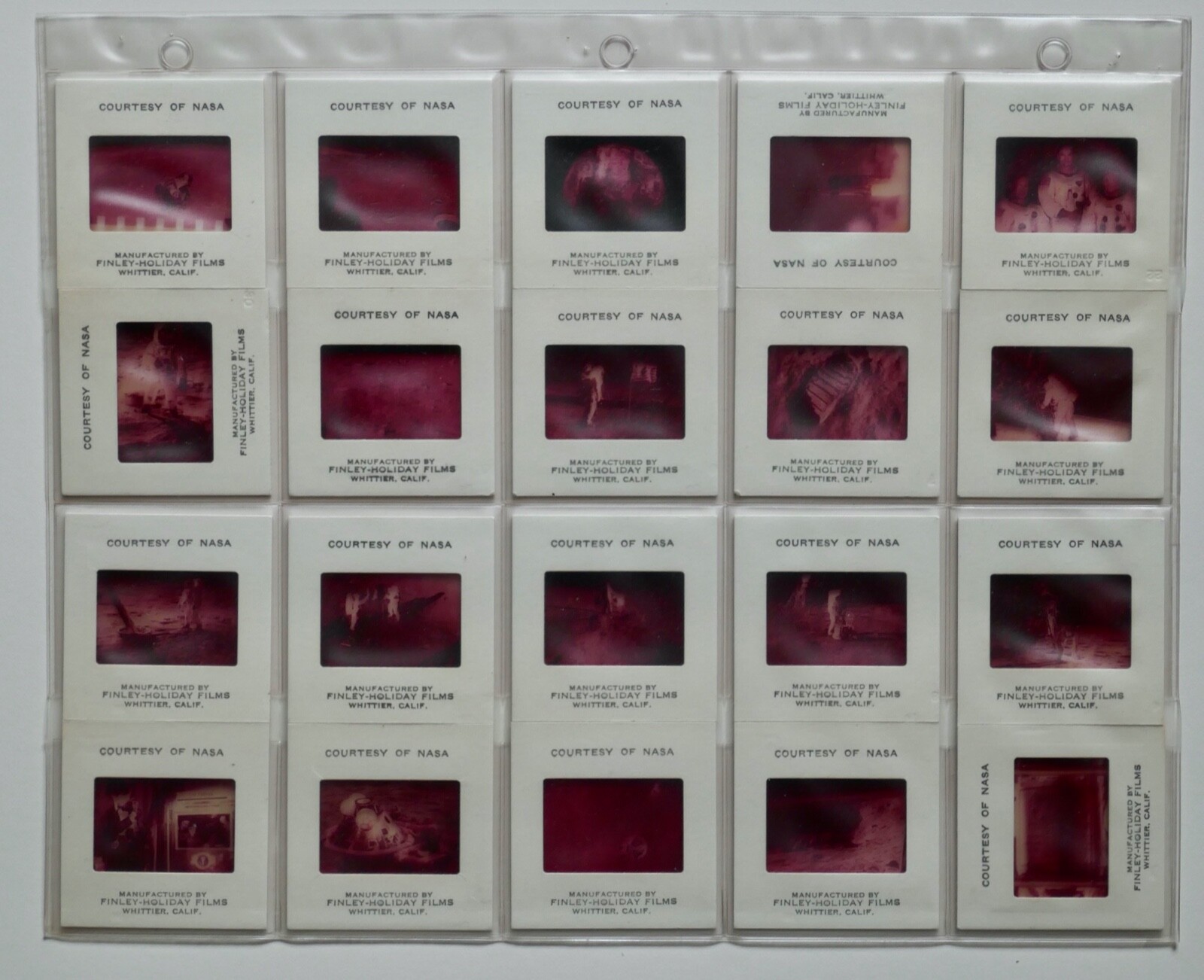 17 NASA Photos Apollo 11, + 20 Slides, Man On The Moon, 1969/Aldrin/Armstrong