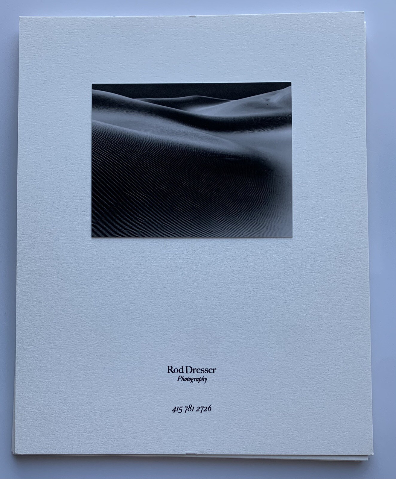 RARE COLLECTION OF 9 PHOTOGRAPHS BY ARTIST ROD DRESSER (Student of Ansel Adams)