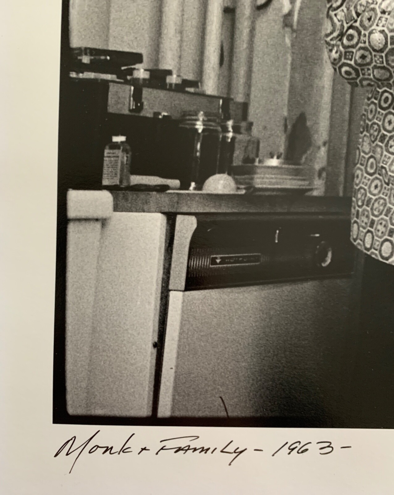 JIM MARSHALL – THELONIOUS MONK & FAMILY – 1963 / 1995 – 16″ X 20″ – SIGNED.