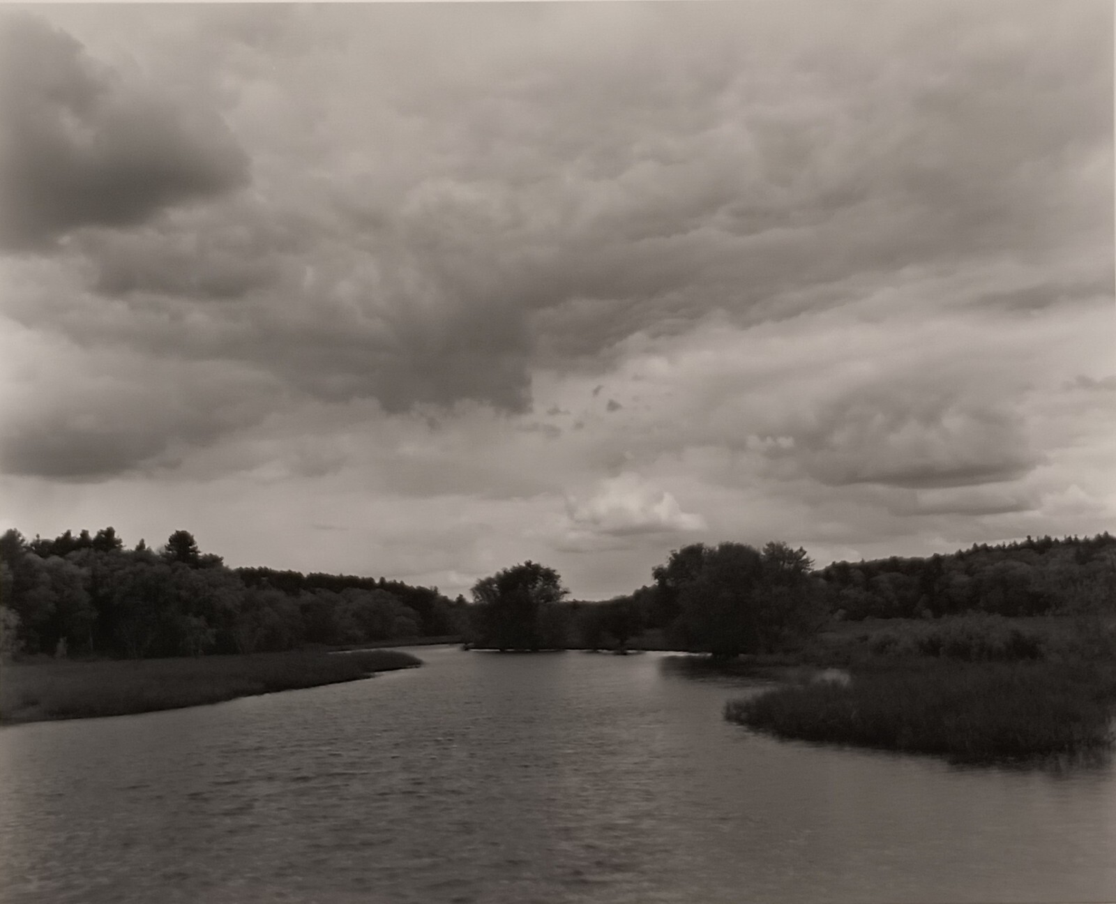 Large Format B&W Photo A View from Sherman’s Bridge #4 by Charles Fendrock