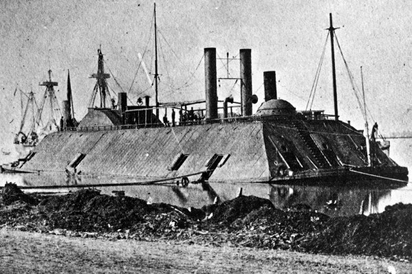 New Civil War Photo: Union Federal Iron Clad Gunboat ESSEX in 1863 – 6 Sizes!