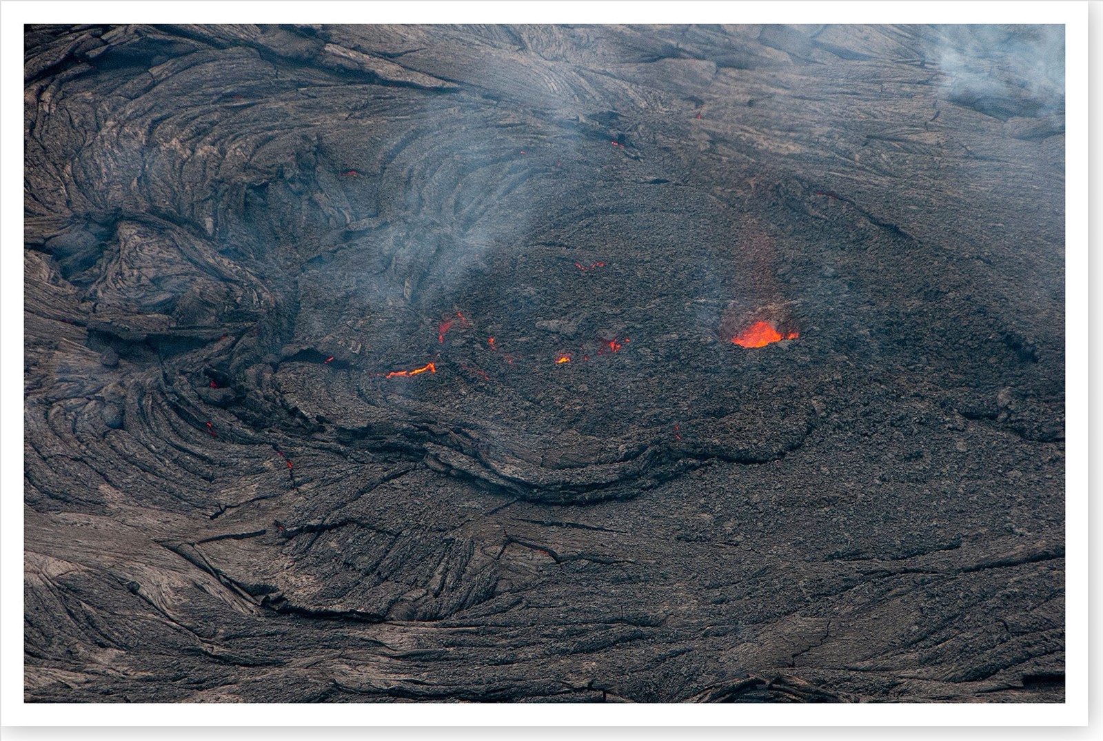 2018 Hawaii Lava Fissure Eruption Kilauea Volcano Silver Halide Photo