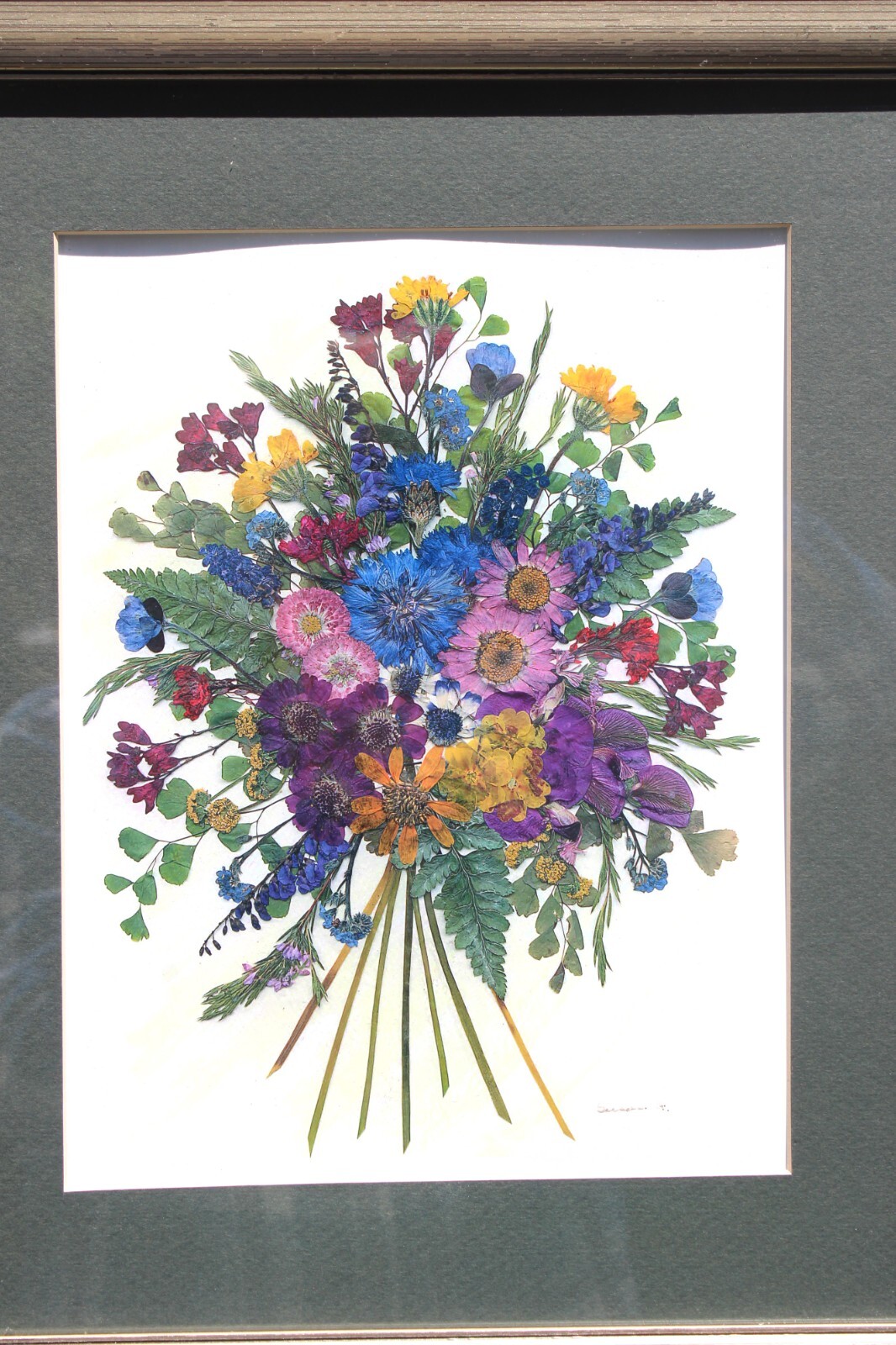 Original Fine Art Photography Still Life Flowers signed “Susan” Matted & Framed