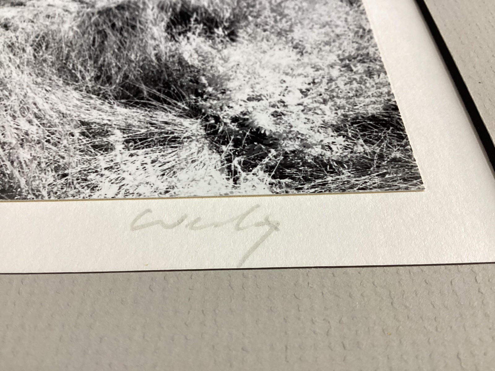 Bob Werling Signed #25 Farm & Moon Black & White Framed Decorator Edition Print