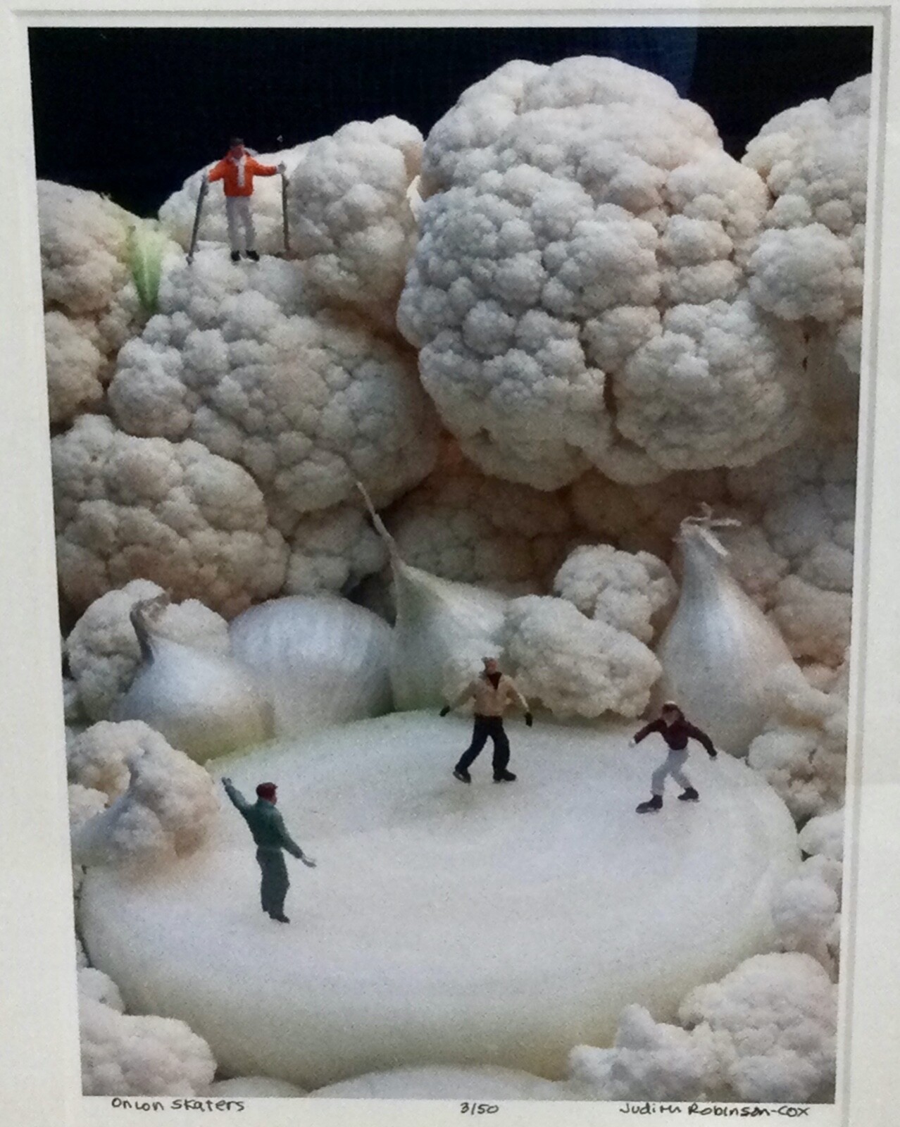 Judith Robinson-Cox Lilliputian Miniature Landscape Onion Skaters 3/50 Signed