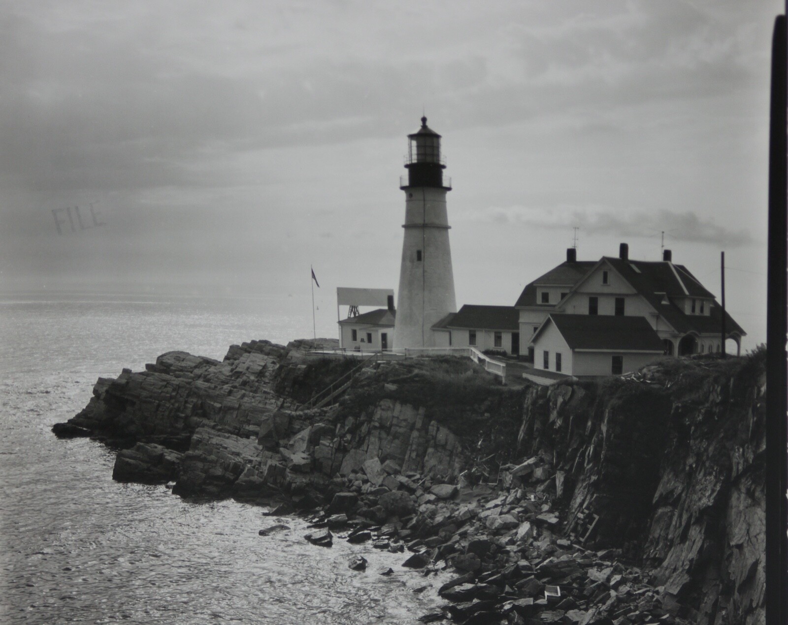 ARNOLD NEWMAN-Photographer- LIM.ED Gelatin Silver-New England Coastal/Lighthouse