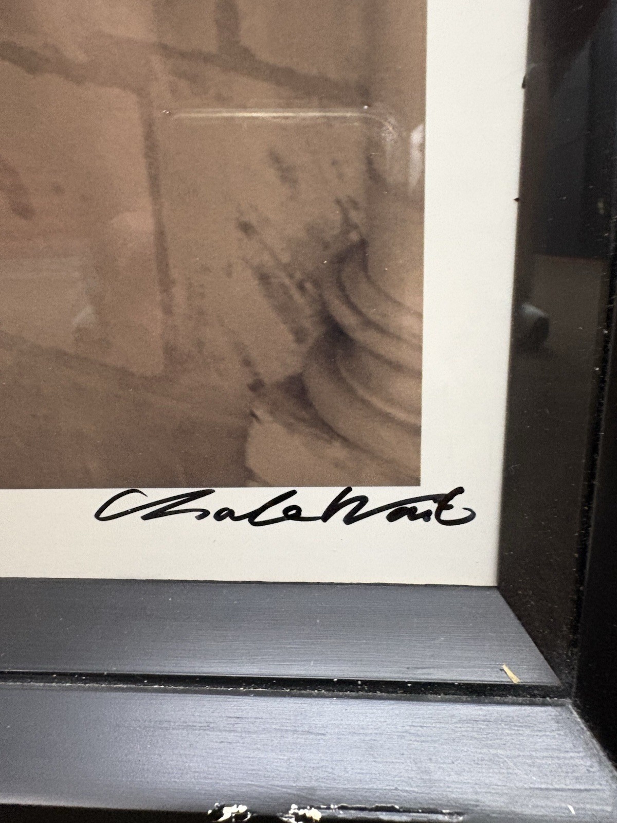Charlie Waite Signed Photo Art Framed Trowbridge French Chateau Staircase 42×42