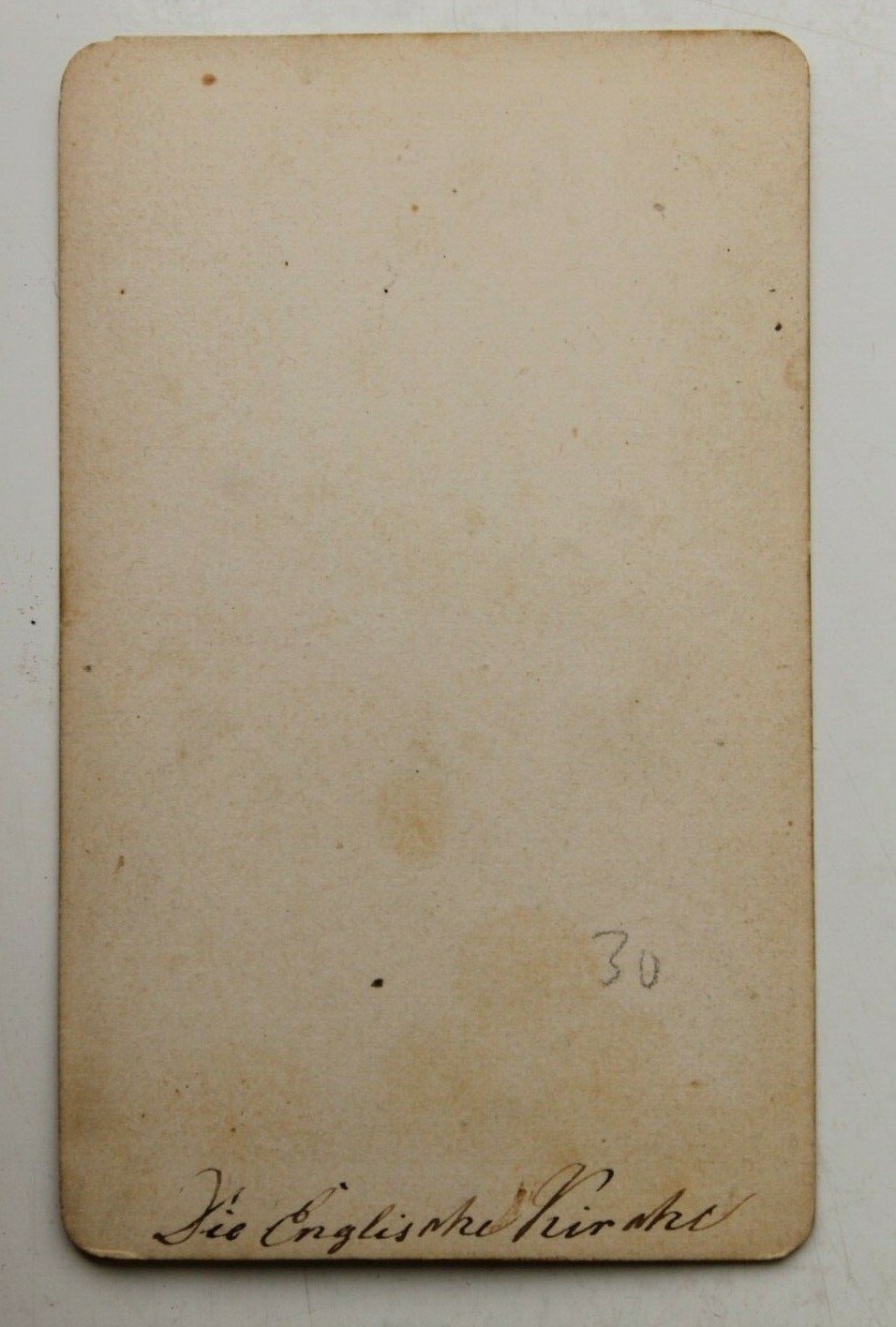 31973 CDV Photo DRESDEN English Catholic Church Wiener Str. around 1870