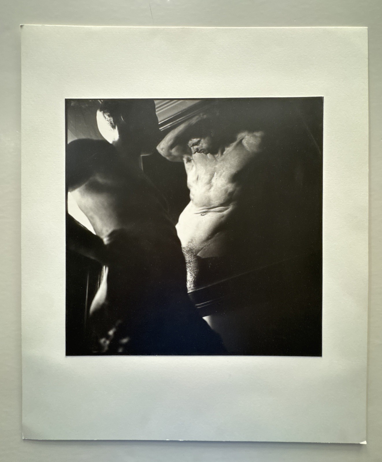 Signed Bruce Cratsley Photograph 1990 “Painting & Sculpture” Silver Gelatin 3/35
