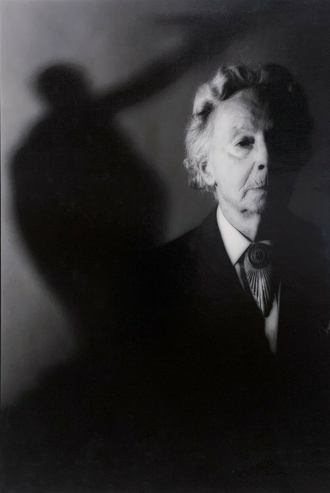 ROBERT FARBER Silver Gelatin Photograph of ERTE 90th Birthday Signed & Stamped