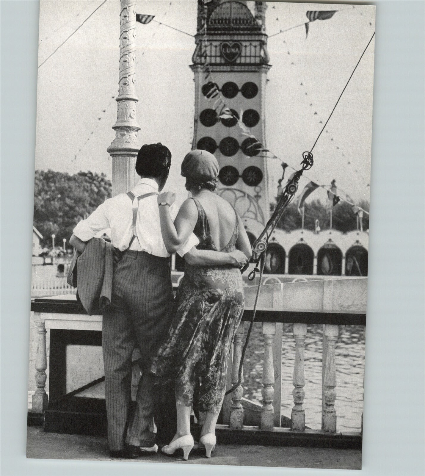 1938 Walker Evans Vintage Americana Coney Island Couple Original Photo Gravure