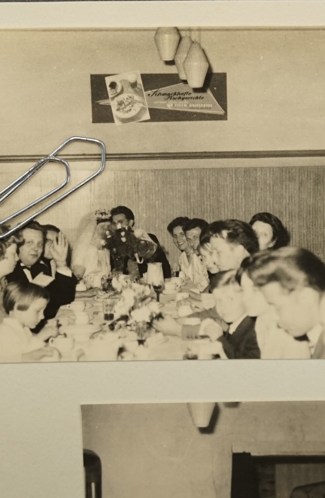 Photo portrait GDR wedding HO restaurant sign advertising house celebration Prenzlau? Lot