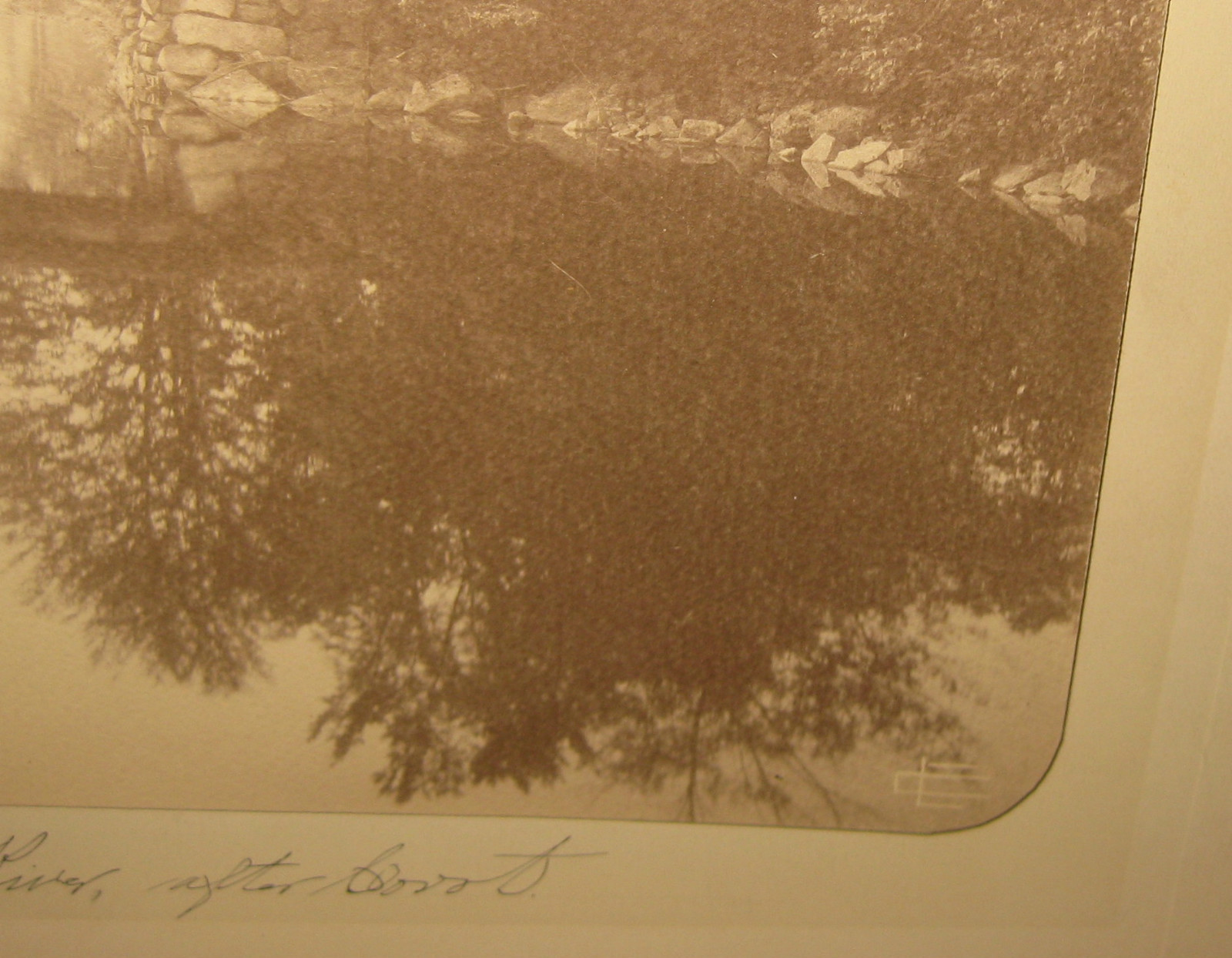ANTIQUE *CLIFTON CHURCH* EARLY MORNING RIVER BRIDGE JACKSON NH LANDSCAPE PHOTO