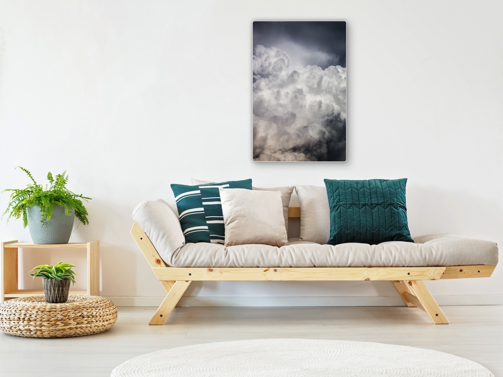 Cloud photography print thunderstorm wall art picture vertical nature home decor