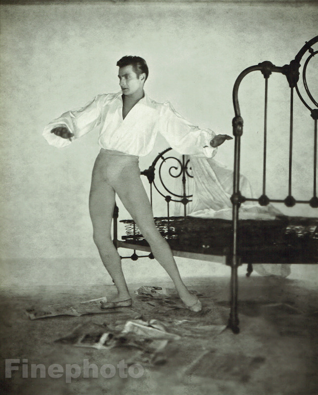 1952 BALLET THEATRE Male Dance JOHN KRIZA 13×10 Photo Art By GEORGE PLATT LYNES
