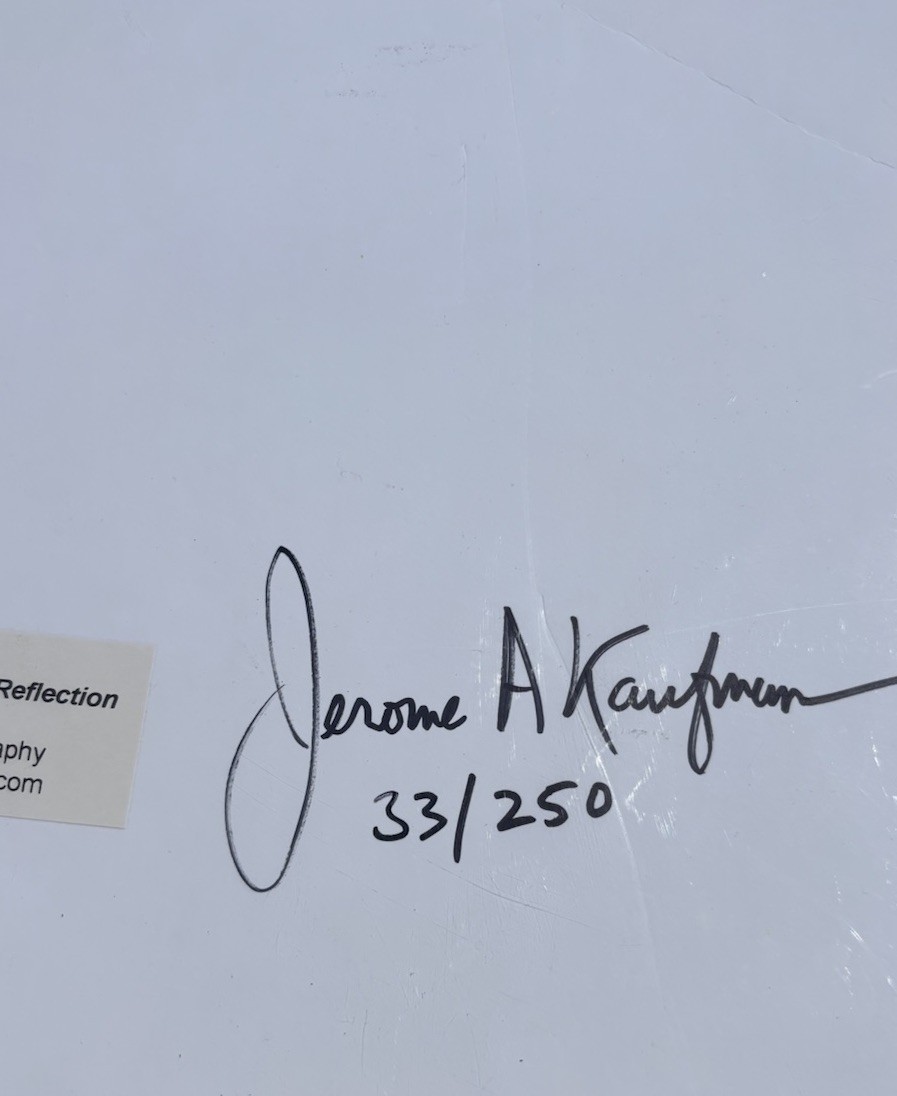 Jerome A Kaufman Signed Ltd Edition Photo 33/250 USS Oklahoma Pearl Harbor