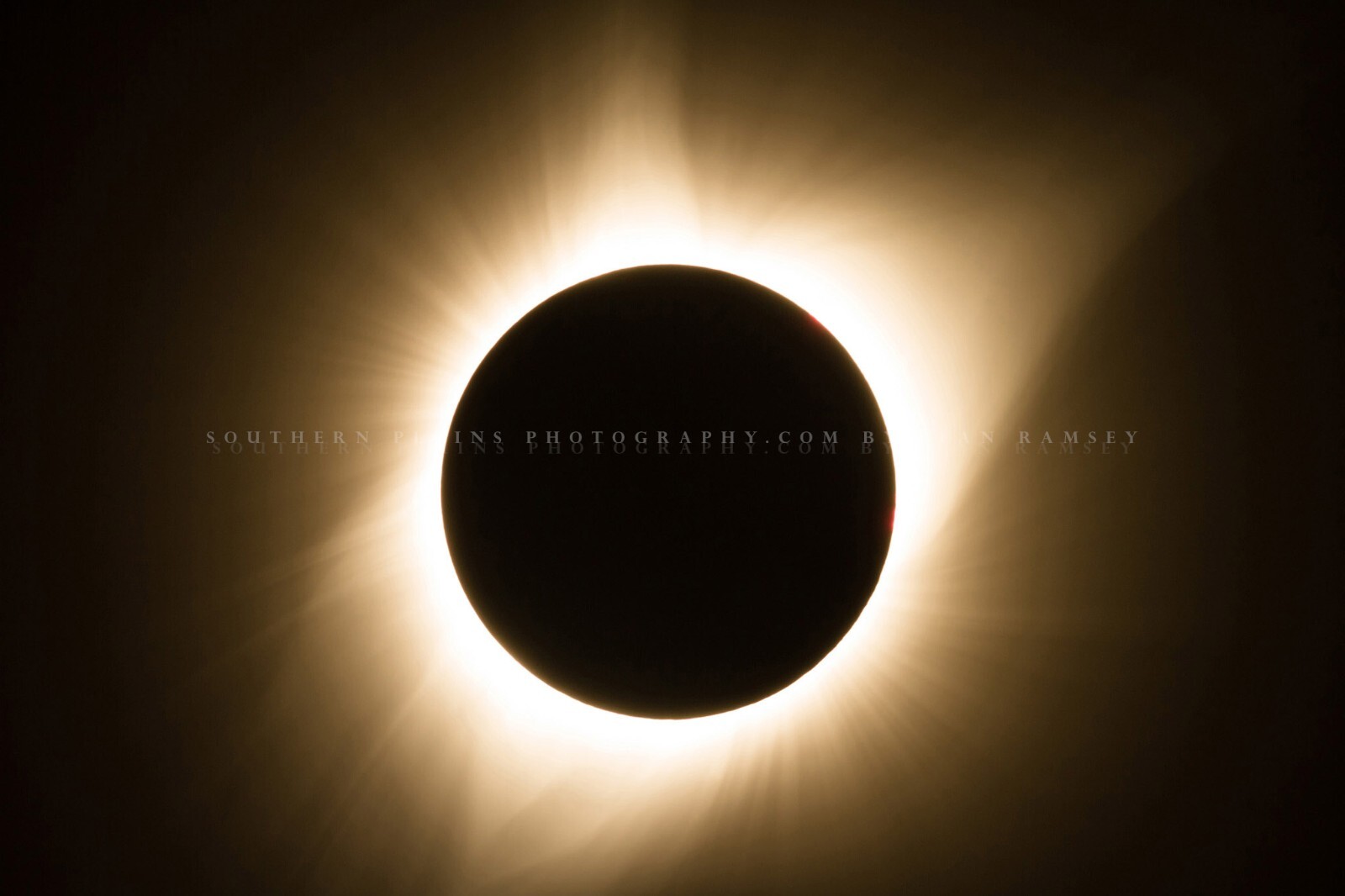 Solar Eclipse Photography Print Sun Moon Picture Nebraska Photo Science Decor